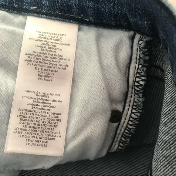 Current/Elliott Stiletto Patchwork - Picture 4 of 14